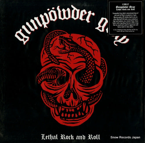 GUNPOWDER GRAY leathal rock and roll MCR001
