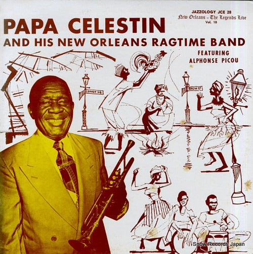 CELESTIN, OSCAR "PAPA" papa celestin and his new orleans ragtime band JCE-28