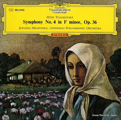 MRAWINSKIJ, JEWGENIJ tchaikovsky; symphony no.4 in f minor, op.36 MG-2069