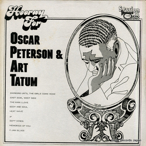 PETERSON, OSCAR, AND ART TATUM hooray for oscar peterson & art tatum SESSIONDISC120