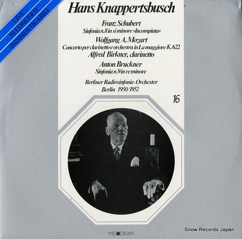 KNAPPERTSBUSCH, HANS schubert; sinfonia n.8 "incompiuta" MEL216