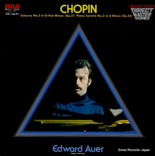 AUER, EDWARD chopin; scherzo no.2 / piano sonata no.3 RDC-7