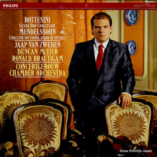 ZWEDEN, JAAP VAN mendelssohn; concerto for violin, piano & strings 420272-1