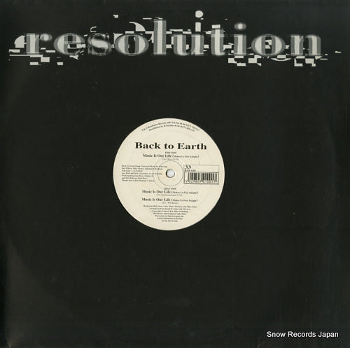 BACK TO EARTH music is our life RES010