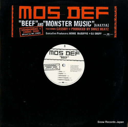 DEF, MOS beef / monster music(g.h.e.t.t.o.) GEFR-26055-1