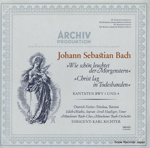 RICHTER, KARL bach; wie schon leuchtet der morgenstern 198465