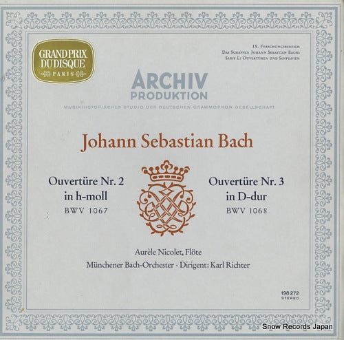 RICHTER, KARL bach; ouverture nr.2 & 3 198272