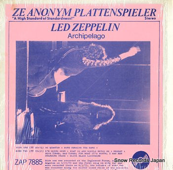 LED ZEPPELIN ze anonym plattenspieler ZAP7885