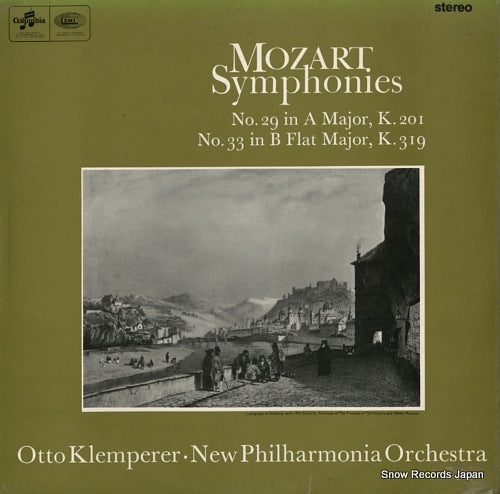 KLEMPERER, OTTO mozart; symphonies no.29/no.33 SAX5256