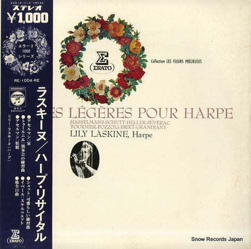 LASKINE, LILY pieces legeres pour harpe RE-1004-RE