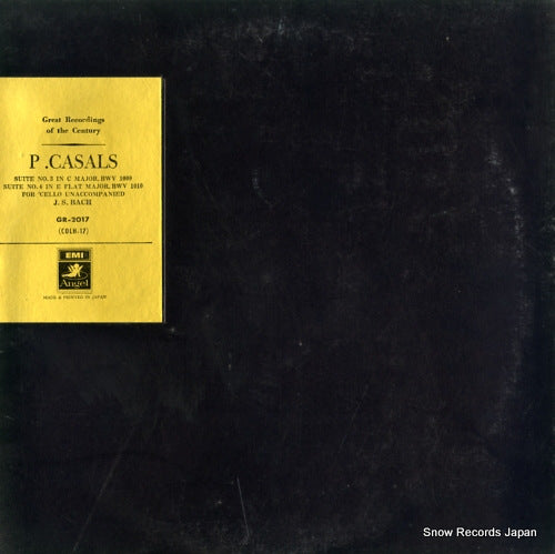 CASALS, PABLO bach; suite no.3 & no.4 GR-2017