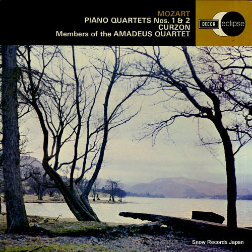 CURZON, CLIFFORD mozart; piano quartets nos.1 & 2 ECS523