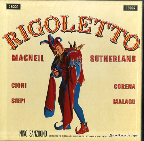 SANZOGNO, NINO verdi; rigoletto SET224