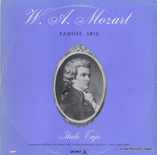 TAJO, ITALO mozart; famose arie LPC50019