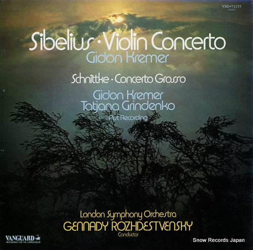 KREMER, GIDON sibelius; violin concerto in d minor op.47 VSD.71255