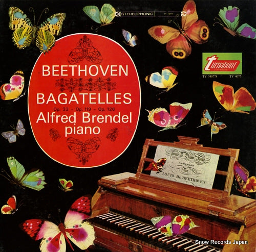 BRENDEL, ALFRED beethoven; bagatelles TV34077S
