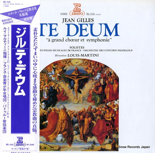 MARTINI, LOUIS gilles; te deum REL-1518
