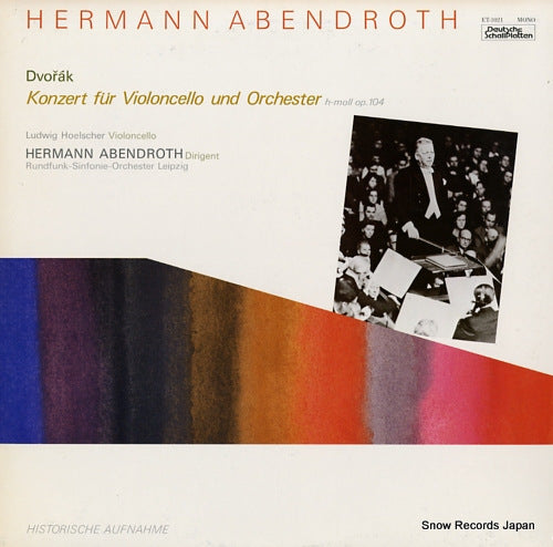 HOELSCHER, LUDWIG dvorak; konzert fur violoncello und orchester h-moll op.104 ET-1021