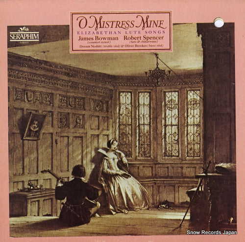 BOWMAN, JAMES / ROBERT SPENCER o mistress mine elizabethan lute songs S-60323