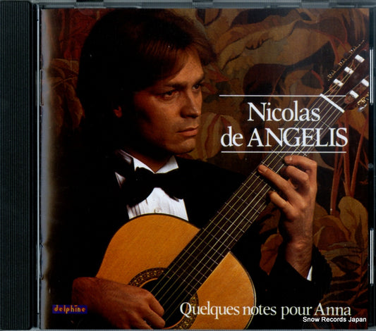 DE ANGELIS, NICOLAS quelques notes pour anna DEL27011-2