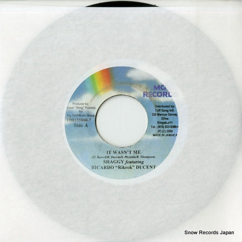 SHAGGY FEATURING RICARDO "RIK ROK" DUCENT it wasn't me O88155800-7