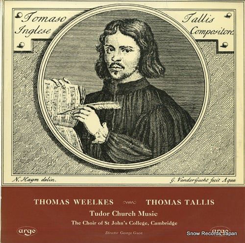 CHOIR OF ST JOHN'S COLLEGE CAMBRIDGE, THE weelkes; tudor church music ZRG5237