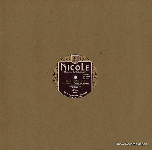 FUKAMACHI, JUN nicole '86 summer collection instrumental images NCL0001/ICR1505