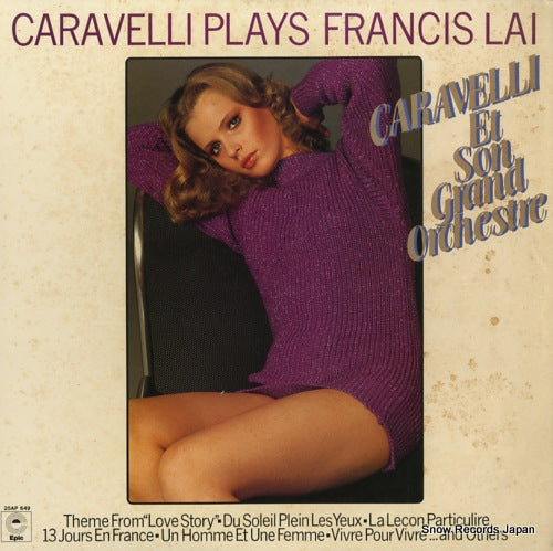 CARAVELLI caravelli plays francis lai 25AP649