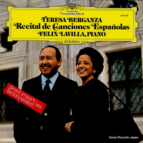 BERGANZA, TERESA recital de canciones espanolas 2530598