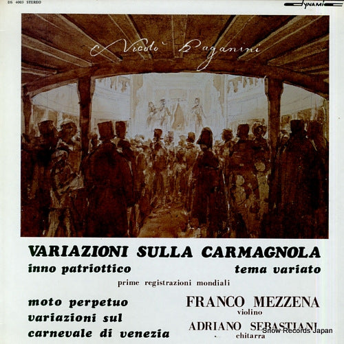 MEZZENA, FRANCO paganini; variazioni sulla carmagnola DS4003