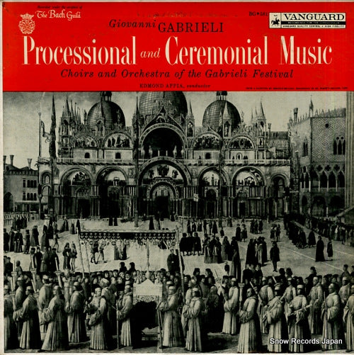 APPIA, EDMOND gabrieli; processional and ceremonial music BG581