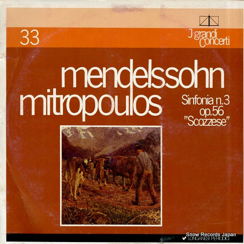 MITROPOULOS, DIMITRI mendelssohn; sinfonia n.3 "scozzese" GCL33