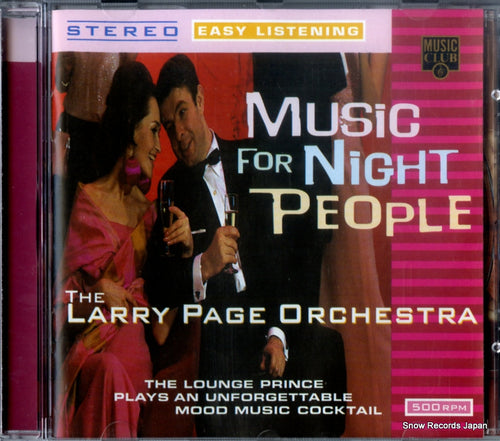 LARRY PAGE ORCHESTRA, THE music for night people MCCD246