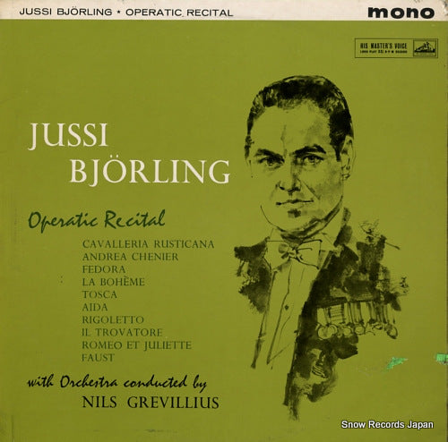 BJORLING, JUSSI operatic recital ALP1841