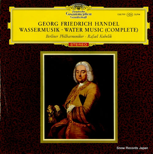 KUBELIK, RAFAEL handel; water music (complete) SLPM138799