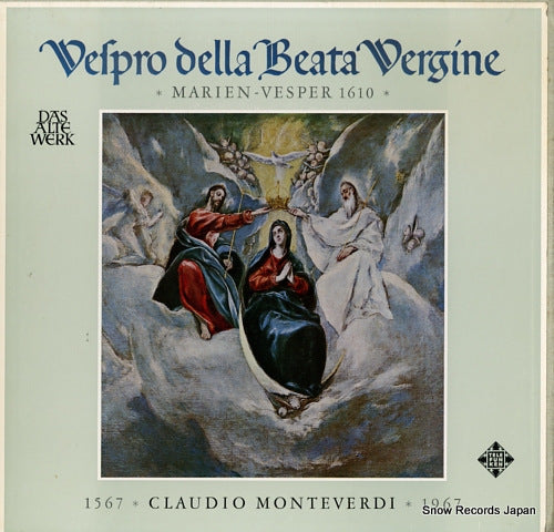 JURGENS, JURGEN monteverdi; vespro della beata vergine / marien-vesper(1610) SAWT9501-A