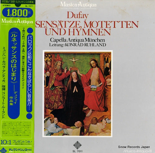 RUHLAND, KONRAD dufay; messensatze, motetten und hymnen SL7011