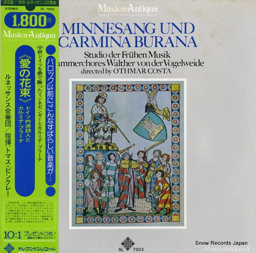 BINKLEY, THOMAS minnesang und carmina burana SL-7003