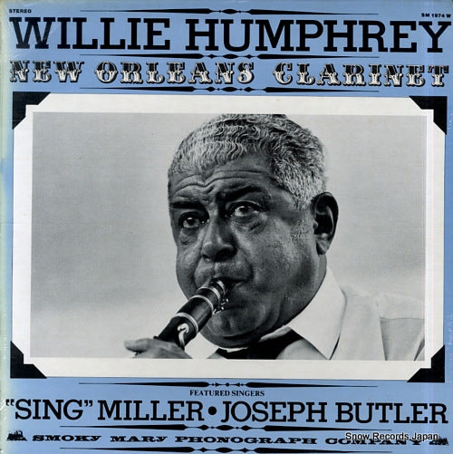 HUMPHREY, WILLIE new orleans clarinet SM1974W