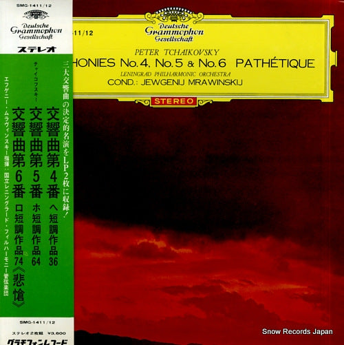 MRAWINSKIJ, JEWGENJI tchaikovsky; symphonies no.4, 5 & 6 "pathetique" SMG-1411