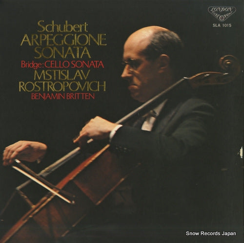ROSTROPOVICH, MSTISLAV schubert; arpeggione sonata / bridge; cello sonata SLA1015