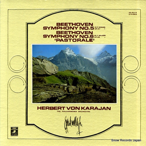 KARAJAN, HERBERT VON beethoven; symphony no.5 & no.6 AA-8212
