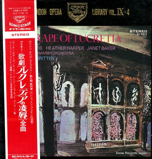 BRITTEN, BENJAMIN britten; the rape of lucretia SLC7152