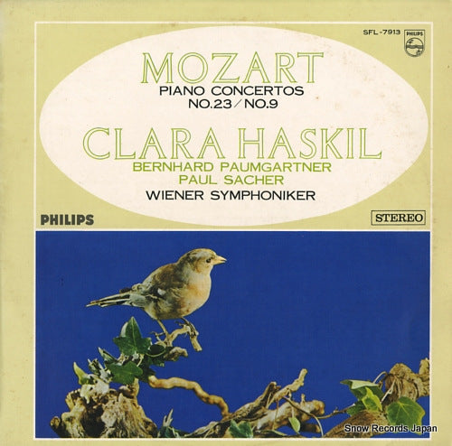 HASKIL, CLARA mozart; piano concertos no.23 / no.9 SFL-7913