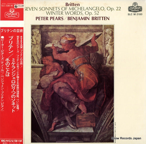 PEARS, PETER, AND BENJAMIN BRITTEN britten; seven sonnets of michelangelo, op.22 SLC2180(M)