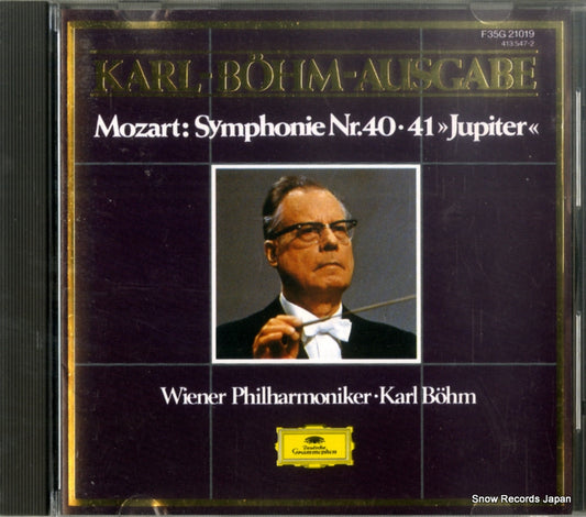 BOHM, KARL mozart; symphonie nr.40&41 "jupiter" F35G21019 / 413547-2