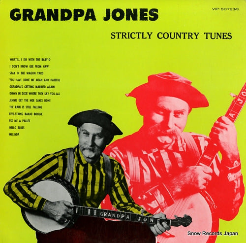 JONES, GRANDPA strictly country tunes VIP-5072(M)