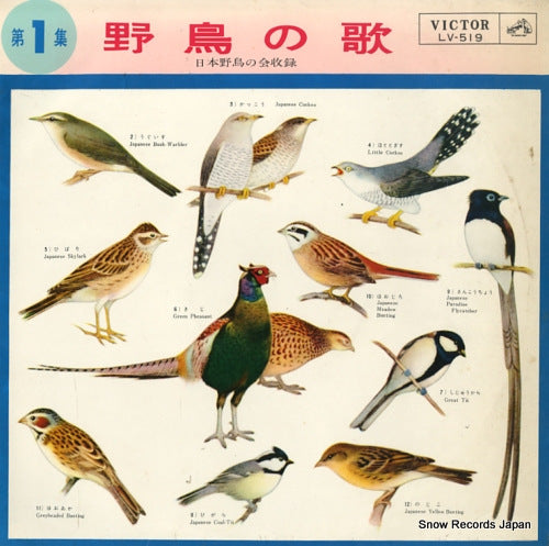 DOCUMENTARY japanese bird songs vol.1 LV-519