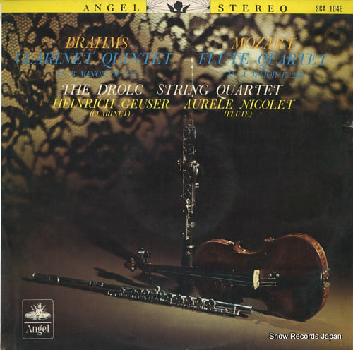 GEUSER, HEINRICH / AURELE NICOLET brahms; clarinet quintet / mozart; flute quartet SCA1046