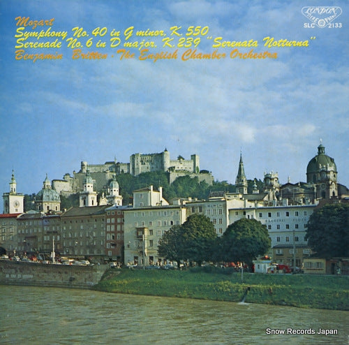 BRITTEN, BENJAMIN mozart; symphony no.40 in g minor SLC2133